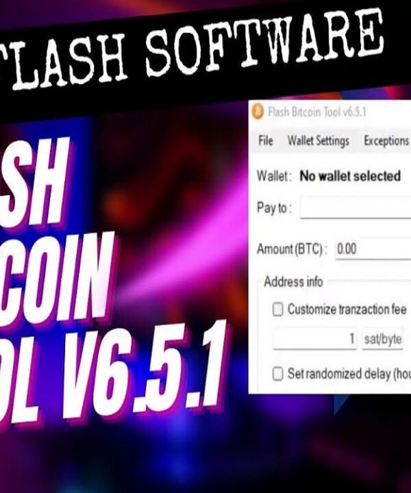 Bitcoin flashing software