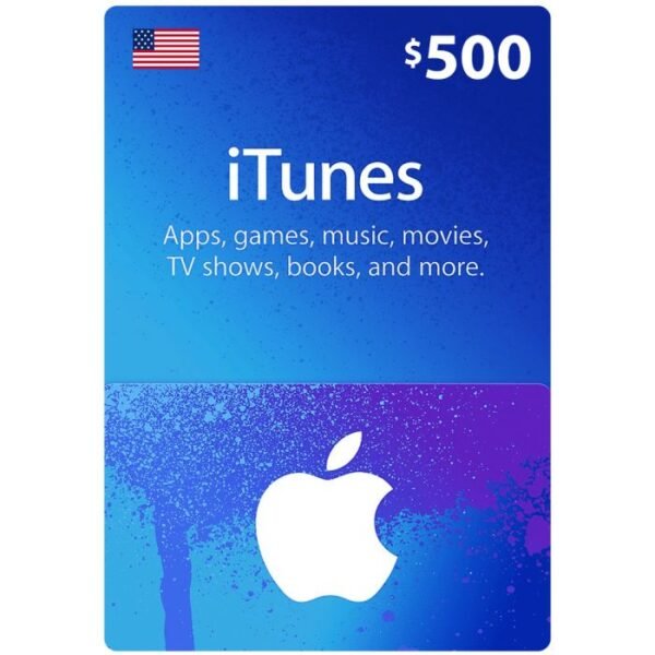 $500 iTunes Gift Card – USA