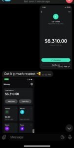 $6,200 CashApp Transfer