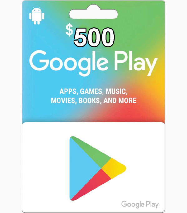 $500 Google Play Gift Card – USA